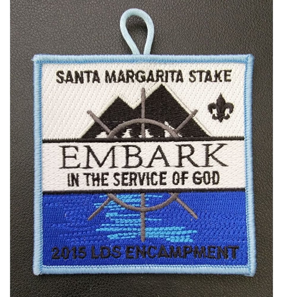 NEW 2015 Boy Scouts LDS Encampment Santa Margarita Stake Embroidered Patch BSA